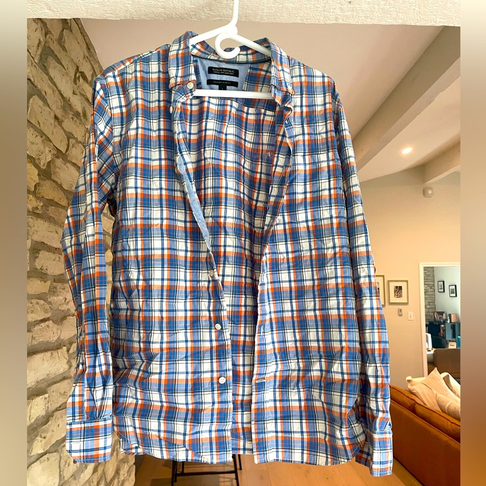 Multicolored men’s button-down